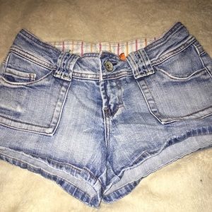 Denim shorts